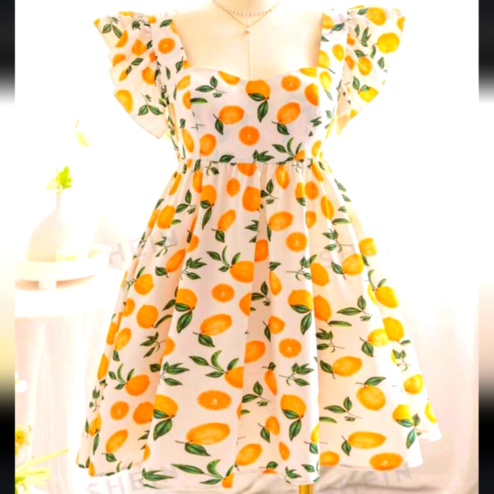 Lemon Mini Dress